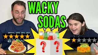 We Tried a DOZEN Wacky Soda Flavors!!! - Part 1