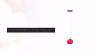 Low Voltage Pendant with SphereEtched Glass - elitefixtures.com