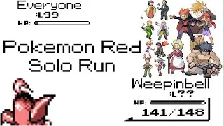Pok&eacute;mon Red Solo Run #141: For Whom the Weepinbell Tolls (No Items)