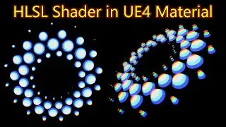 HLSL Shader in UE4 Material Custom Node | Download Project Files