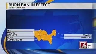 Fireworks prohibited in 26 NC counties due to burn ban