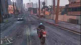 Just biking around.