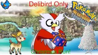 Can you beat Pokemon Heartgold only using a Delibird