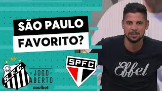 São Paulo é favorito contra o Santos pelo Brasileirão? Jogo Aberto comenta