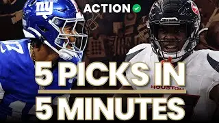 5 NFL Week 5 Player Props In 5 Minutes!