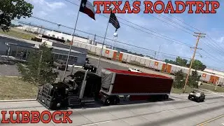 🥩 HAULING FROZEN MEATS! | W900 Kenworth | Wichita Falls ➡️ Lubbock | ATS