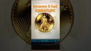 When you blow your money on a signature  #gold #silver #rarecoin ￼