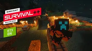 Iron Farm and Visual overhaul of the Farm ground | Terraforged Minecraft Survival &bull; Day 5