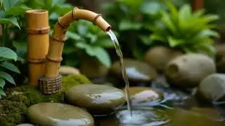 Eternal Drift Serenity & Bamboo Zen Fountain | Deep Sleep Music Mix for Insomnia
