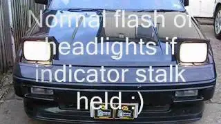 Toyota MK1 MR2 W15 Headlight controller modification :)