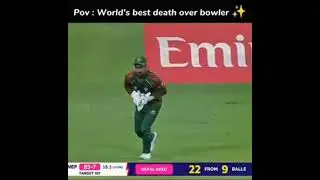 one of the best death over  specialist bowler in the world