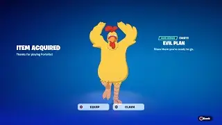 Buying the Evil Plan emote in Fortnite
