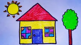 🏠How To Draw A Sweet House | Step By Step Drawing For Beginner | How To Draw A Sweet House | RaikArt