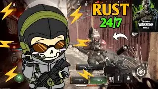 This Gun Is OP 🔥 Call Of Duty Warzone Mobile Team DeathMatch Gameplay ❤️ RUST 24/7 Map 🔥 LOW End