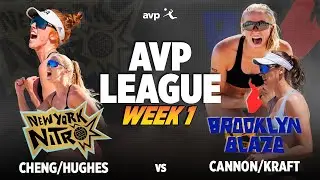 Cheng/Hughes vs Cannon/Kraft | Nitro vs Blaze AVP LEAGUE WEEK 1