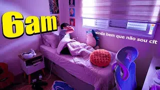Tentando acordar cedo para conseguir a rotina perfeita.