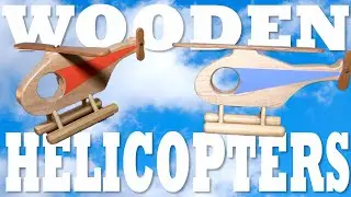 Wooden Toy Helicopter! | Easy DIY