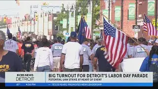 Big turnout for the return of Detroit's Labor Day Parade
