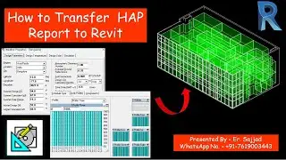 How to Transfer HAP Heat Load Report to Revit Software | Step-by-Step Guide!