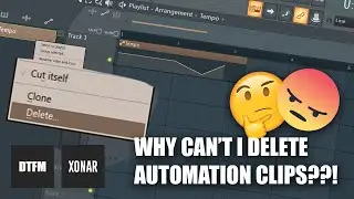 How To: Completely Remove Automation Clips And Initialized Controls #FLStudio #Xonar