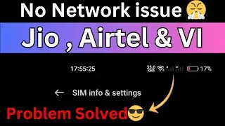 Why JIO Sim Not Showing Network | why airtel sim is showing no service