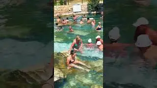💥Excellent Place Pamukkale Antique Cleopatra Pool - Best Historical Pool✨💯 #cleopatra #pamukkale