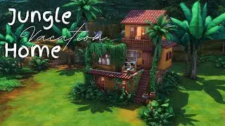 Jungle Vacation Home 🦜 // The Sims 4: Speed Build