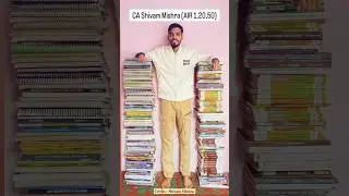 Shivam Mishra Air 1 CA journey #motivation #charteredaspiration #studymotivation #air1 #ca #cadream
