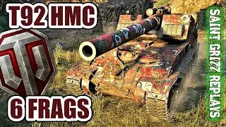 WoT T92 HMC Gameplay &diams; 4.7k Dmg 6 Frags &diams; SPG Arty Review