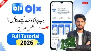 How To Create OLX Account In Pakistan 2026 | OLX App Per Account kasa Banaye 