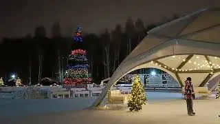 Новогодние ёлки и городки 2026 Екатеринбург Часть 7 Финал Дальние районы города. Железнодорожный.