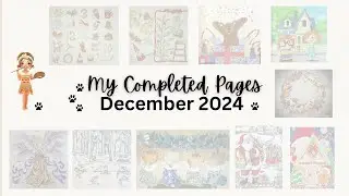 My December completed pages 2024 | 11 pages!