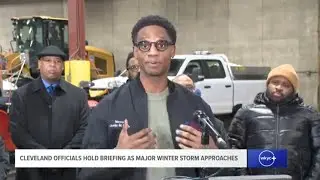 WATCH  | Cleveland officials hold briefing as major winter storm approaches Northeast Ohio