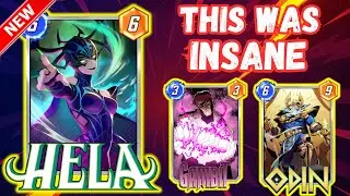 INSANE Hela Discard Deck 😱 | Pure Chaos in Marvel Snap 💀 #marvelsnap