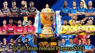 IPL 2021 - All Teams Complete Retain & Release Players List