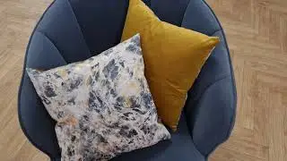 Scatter Box Aristo Green Ochre Cushion