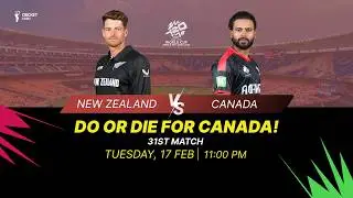NEW ZEALAND vs CANADA T20 WC 2026 | Super 8 Ticket Match 🔥