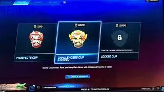 Getting Chromatic Hollow Goal Explosion! (Rocket League)