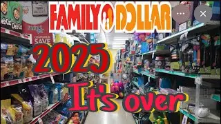 FAMILY DOLLAR WALKTHROUGH THE END!! 2025! 