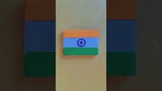 how to make republic Day craft batch with cardboard badge#26 January#DIY#flag🦋