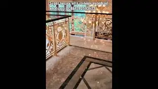 High-end luxury interior, stairs, railings, guardrails, customized services.