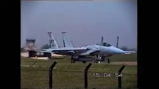 BT F-15s at RAF Bentwaters in May 1992.