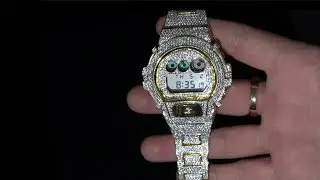 14k Gold Iced Out G-Shock Review. The Gifted Few Gold