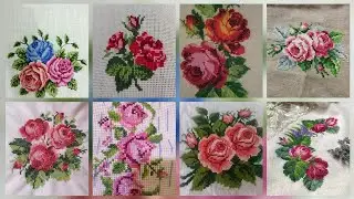 #1 Stunning & Elegant Cross stitch patterns/Charsuti Embroidery Design Ideas Hand made Embroidery