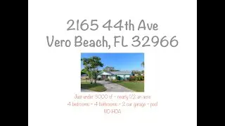 2165 44th Ave,  Vero Beach, FL 32966