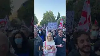 Protest rally accompanied by music. Tbilisi, 04.10.25 / JAMnews English