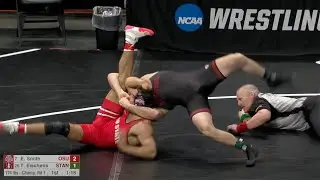 174lbs Tyler Eichens (Stanford) dec Ethan Smith (Ohio State)