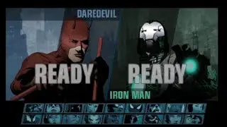 Daredevil vs Infected Iron Man - 9 lives match - Marvel Nemesis