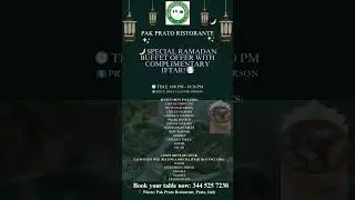 Watch This Restaurant Serve FREE Iftar With Amazing Buffet Menu