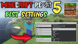 Minecraft pe 5 best settings best or best 👌 👍 😍 